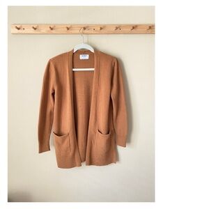 Camel Boyfriend Cardigan, M